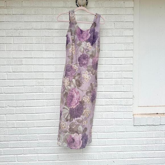 K Studio Dresses & Skirts - K Studio Vintage 90's Fairy Grunge Purple Floral Sheer Dress